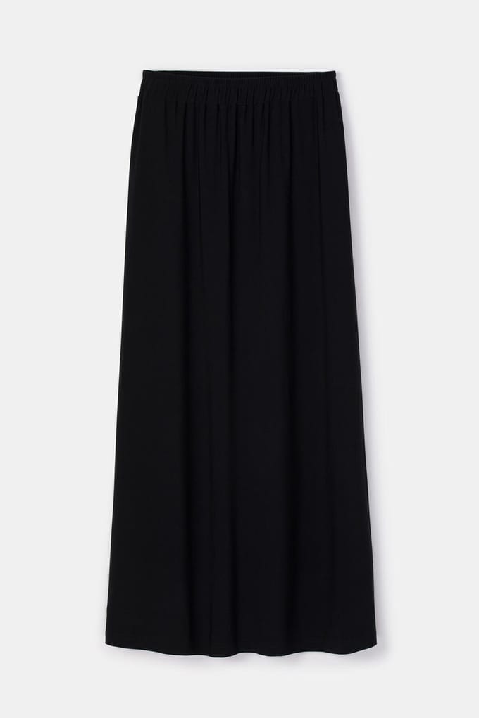 Touché Privé - Basisrok met elastische taille - Zwart - Dames