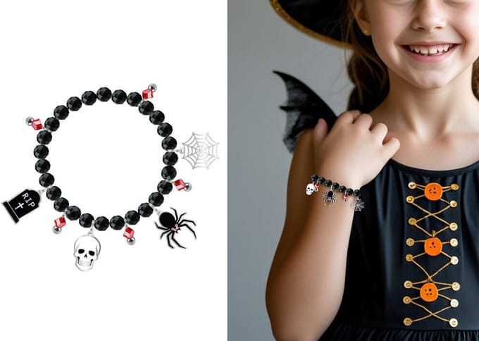 Halloween Armband Met Bedeltjes