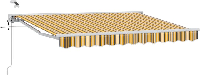 vidaXL - Elektrisch - Uitschuifbare - Zonneluifel