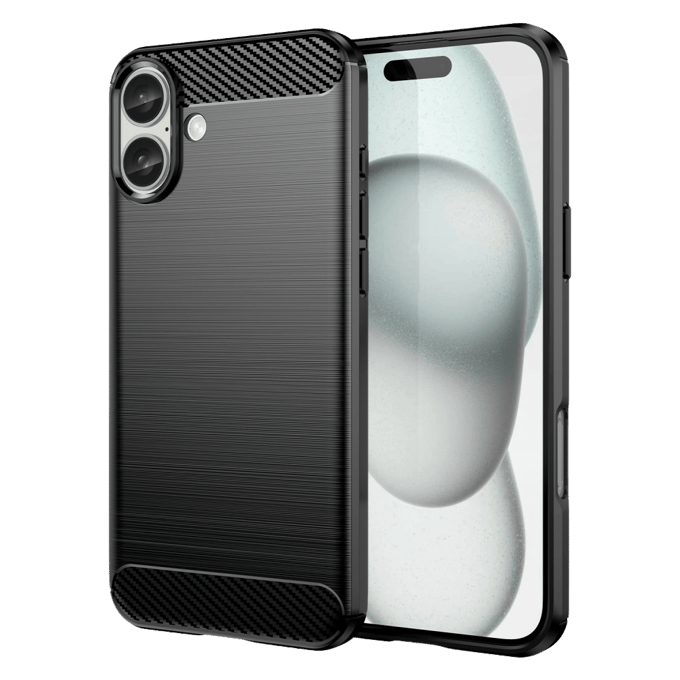Mocaa Apple iPhone 16 Plus Schokbestendig Hoesje Zwart