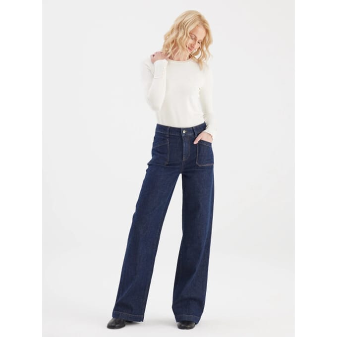 Cup of Joe Coj mira wide leg jeans raw