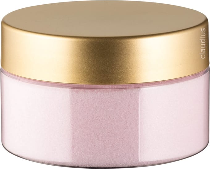 Scrubzout Rozen - 300 gram - Pot met luxe gouden deksel - Hydraterende Lichaamsscrub