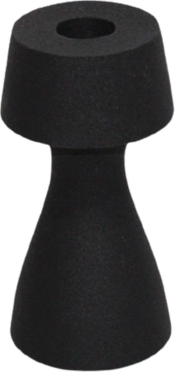 Kandelaar - Branded by - kandelaar Marle zwart - 12 cm hoog