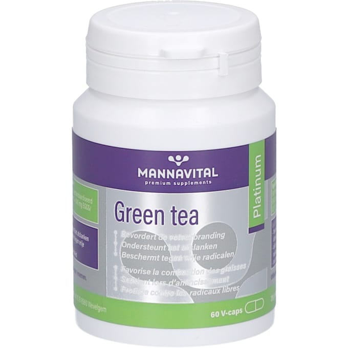 Pit&Pit - Green Tea Platinum bio 60 pcs. - Bevordert de vetverbranding - Ondersteunt het afslanken