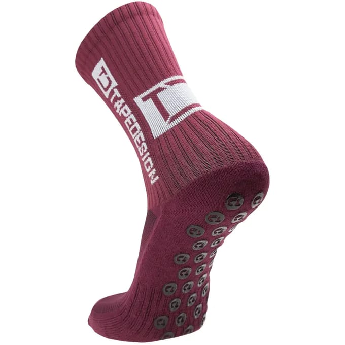 Tapedesign Allround Classic Gripsokken - Bordeaux | Maat: 37-48