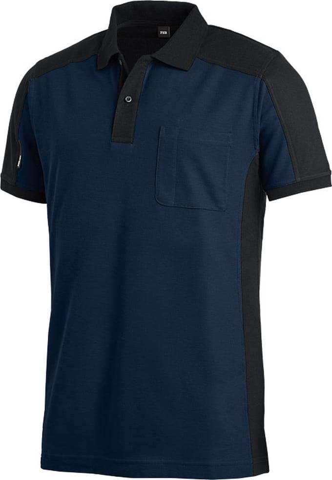FHB KONRAD Poloshirt 91490 - Marine-Zwart - S