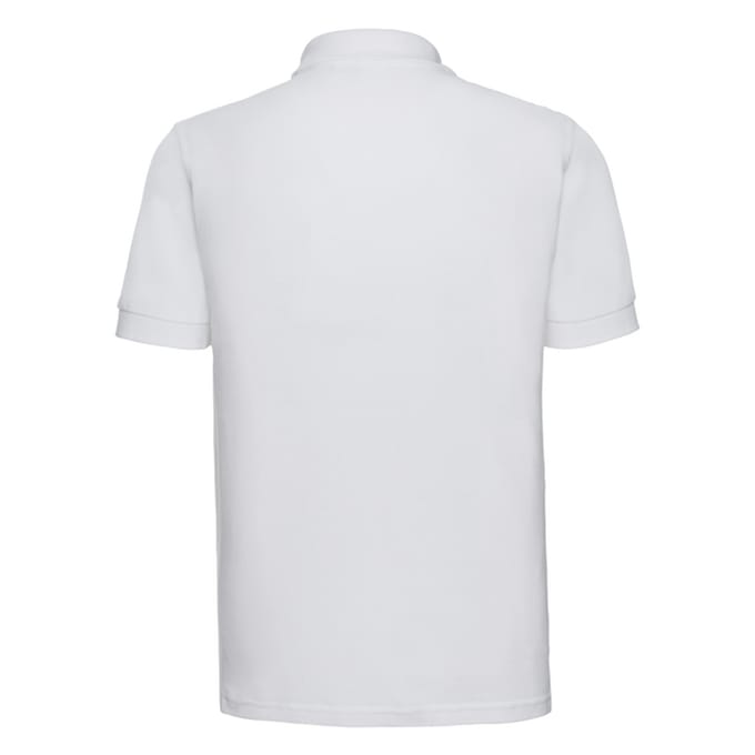 Russell Heren Ultimate Katoenen Poloshirt (Wit)