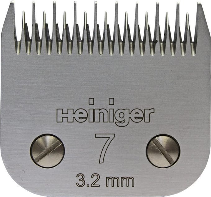 Heiniger Saphir Messenset nr. 7 – 3,2 mm scheerkop voor paarden en honden