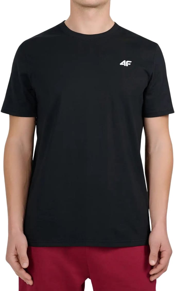 4F T-shirt Heren Zwart - Maat M