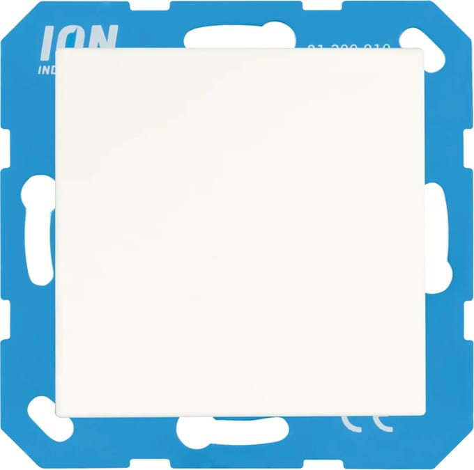 ION industries E1 blindplaat alpin wit mat (21.302.015)