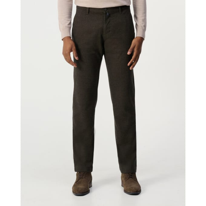 Pierre Cardin Chino Heren Bruin