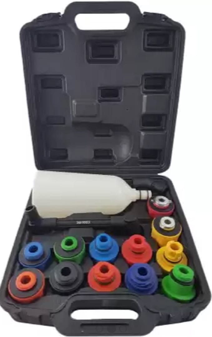 Olie vuldoppen met trechter set-Trechter-Weber Tools