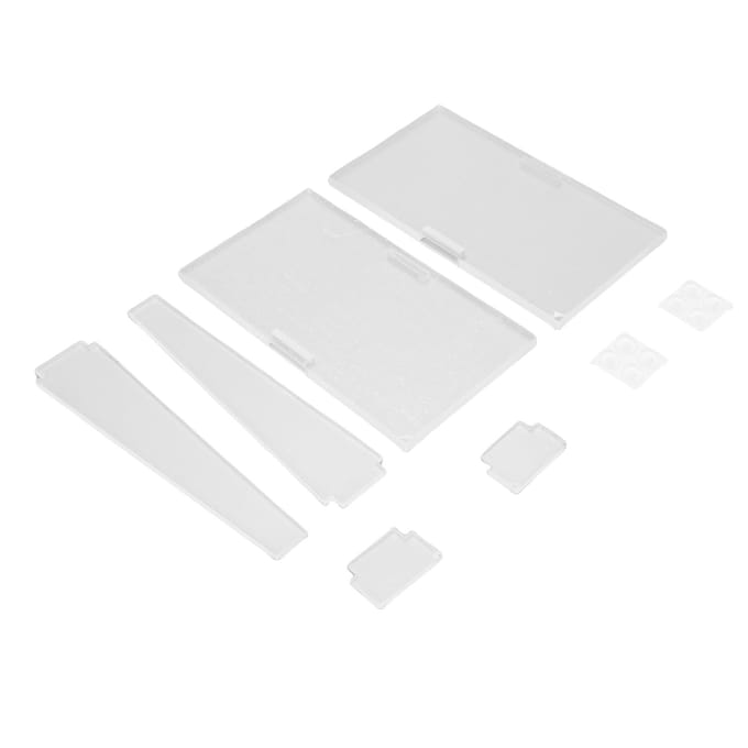 2 Sets Acryl Ezelstand Multifunctioneel Stijlvolle Look Compact Helder Foto Display Houder voor white