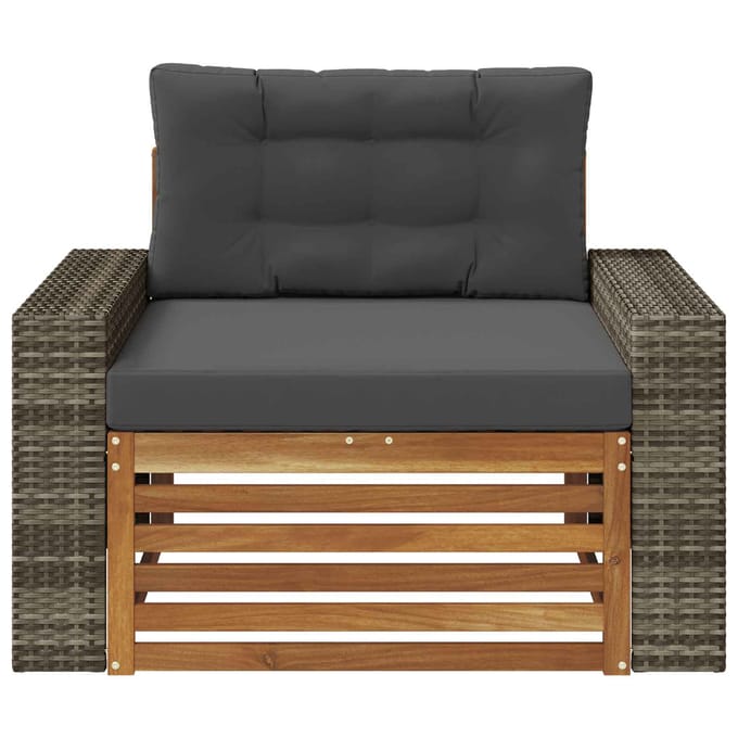 vidaXL - Buiten - Midden - Sofa - Naturel