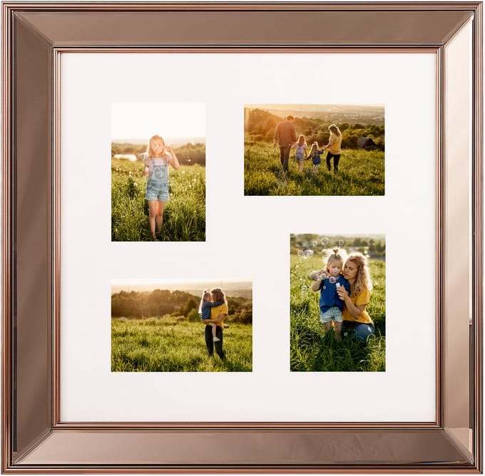 DABOLA - Fotolijst - Koper - Liggend - 52 cm - Glas