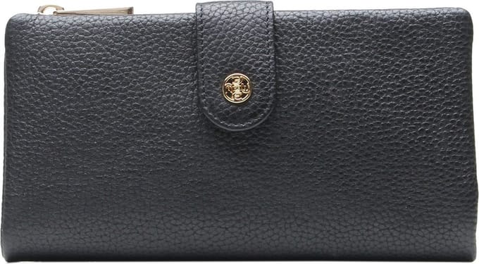 Esquire Portemonnee Madison Wallet Black Zwart
