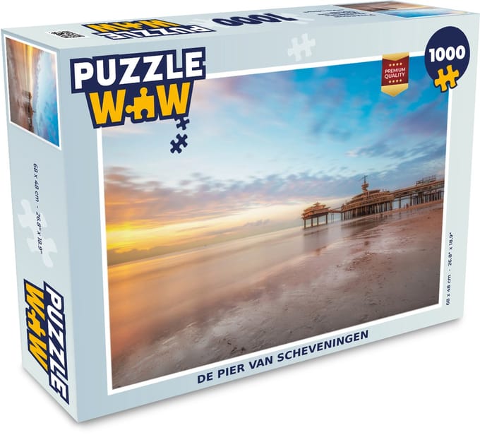 Puzzel De pier van Scheveningen - Legpuzzel - Puzzel 1000 stukjes volwassenen