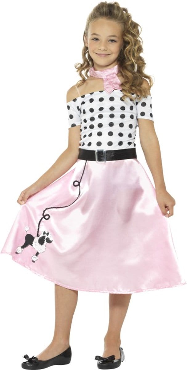 50's Jurk Poedel Meisje - Maat S