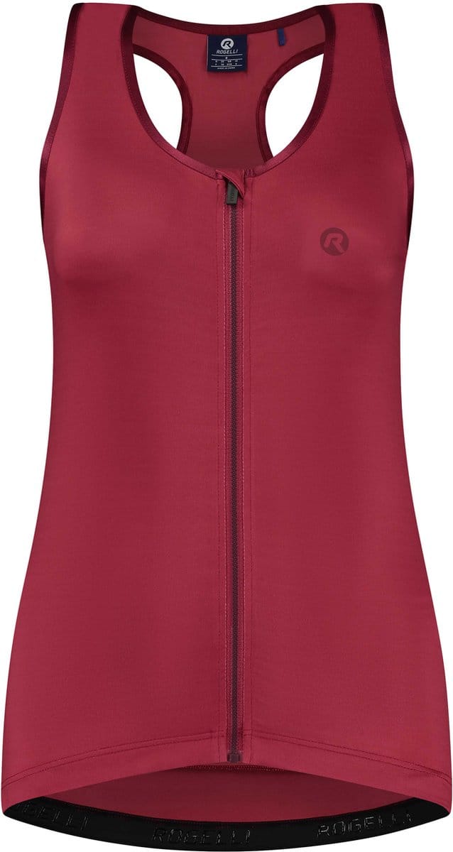 Rogelli Abbey Fietsshirt - Korte Mouwen - Dames - Rood - Maat XL