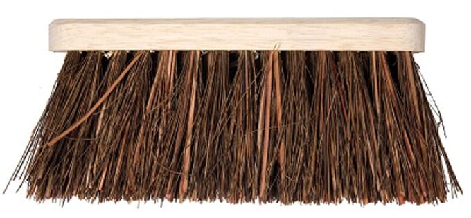 Talen Tools - Bezem - Natuurvezel - Bruin - 28 cm - Zonder steel