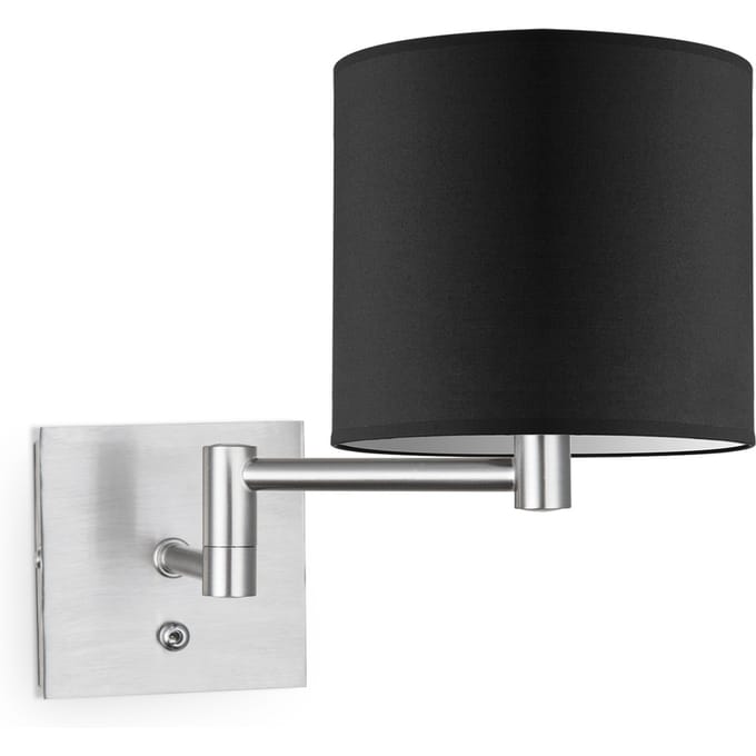 wandlamp swing bling Ø 20 cm - zwart