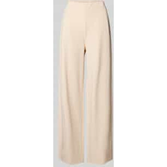 Relaxed fit jersey broek met geborduurd hart