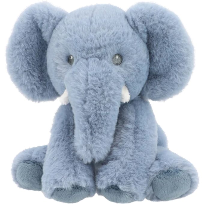 Keel Toys Keeleco Ezra Elephant Zachte Pluche Knuffel – 14 cm
