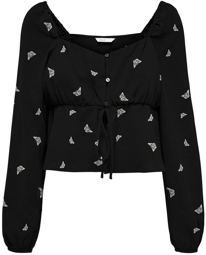 ONLY - ONLNOVA LIFE L/S CARDI TOP AOP PTM - Meisjes - Blouses