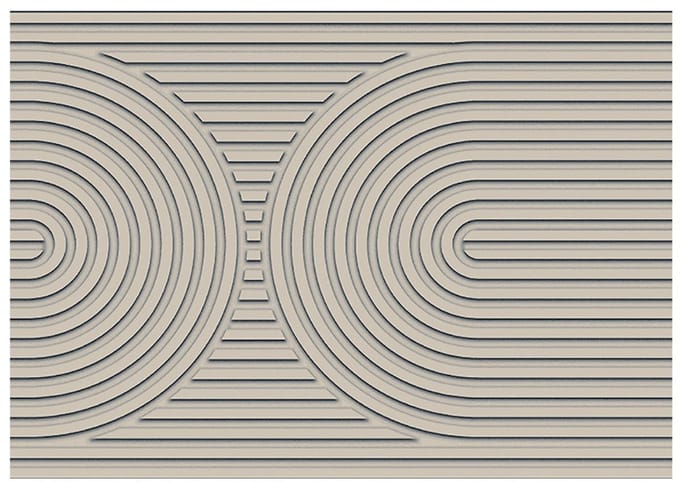 MD Entree - Deurmat - Schoonloopmat - Impression Zen - Archy Beige - 50 x 75 cm