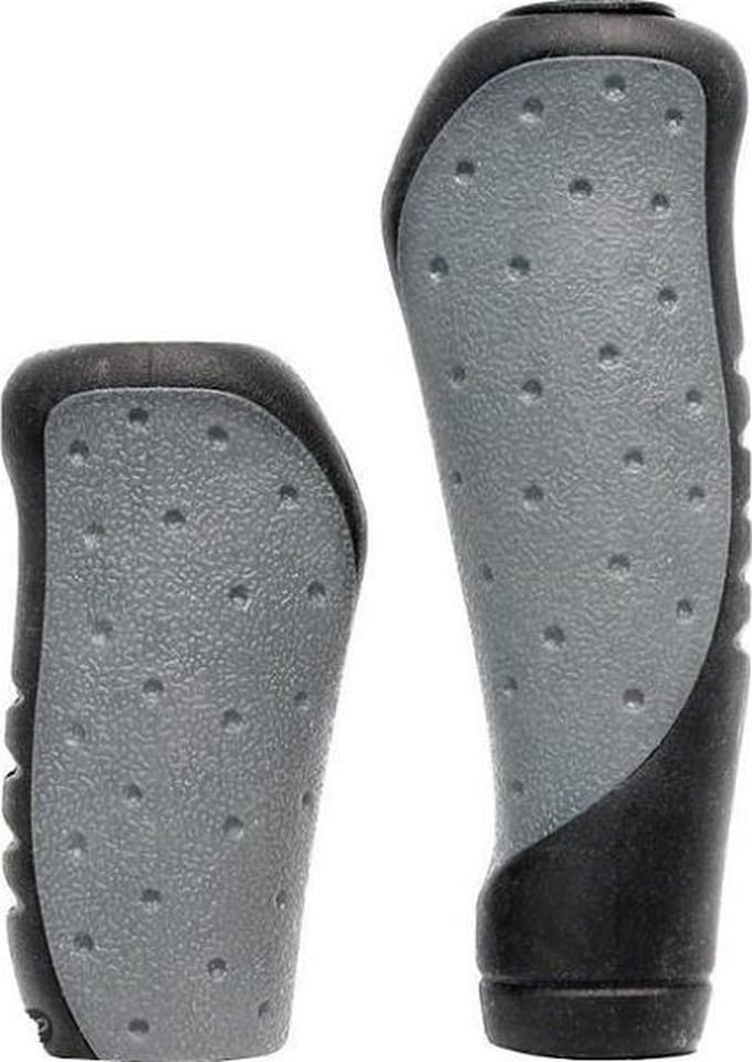Falkx Handvatten set - antislip - 130 mm en 92 mm - zwart/grijs