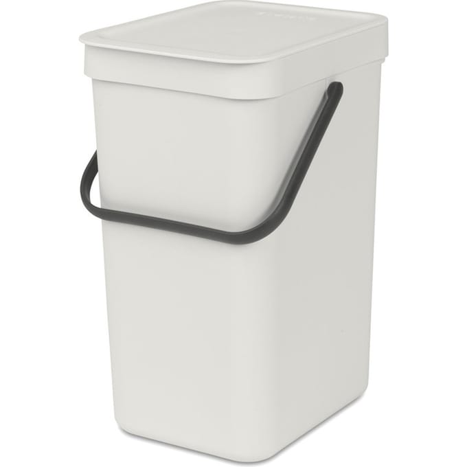 Brabantia Sort & Go Prullenbak - 12 liter - Light Grey