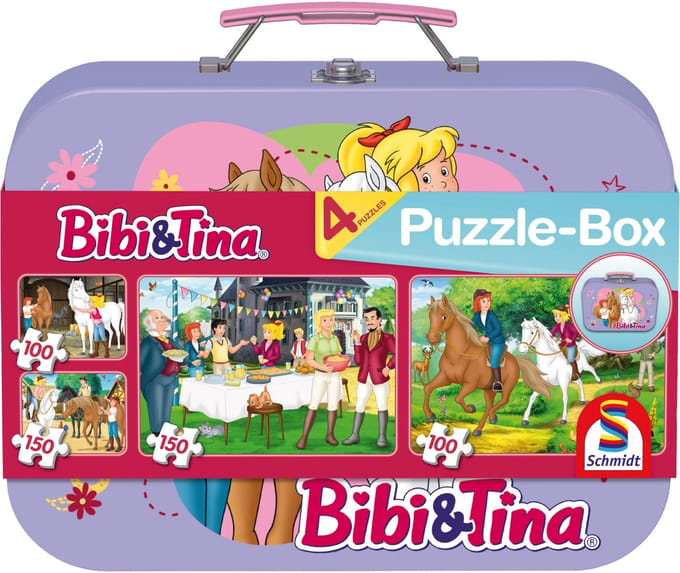 Schmidt - Legpuzzel - Bibi & Tina, 2x100, 2x150 onderdelen - Bibi & Tina - Kinderen - vanaf 6 jaar