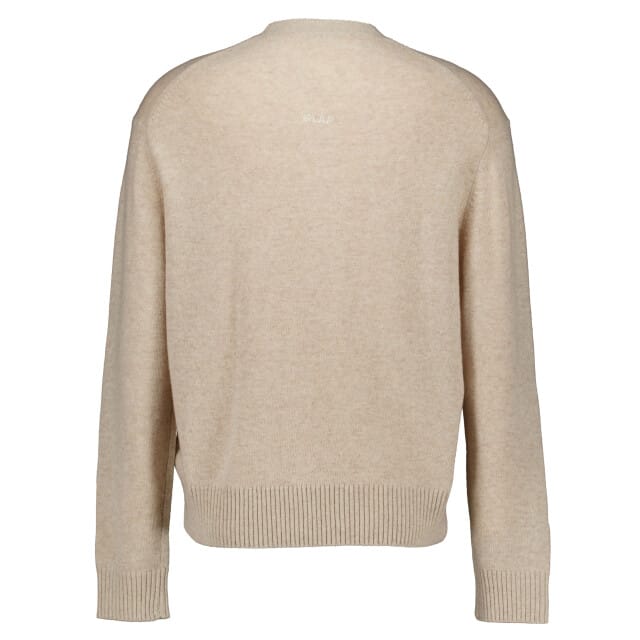 Olaf Essential Knitted Crewneck Sweaters Beige M240701