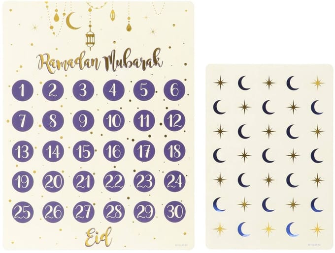 Folat - Aftelkalender 'Ramadan Mubarak' - Eid Mubarak