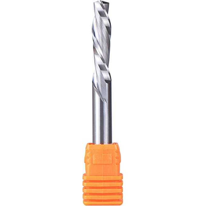 Dreanique 1 st Down Cut 2 Fluit Spiraal Carbide Frees 3.175 4 6 8mm Router Bit End Mill Hout MDF Downcut