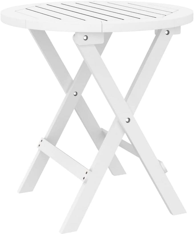 Ronde Houten Tuintafel Inklapbaar Massief Acaciahout
