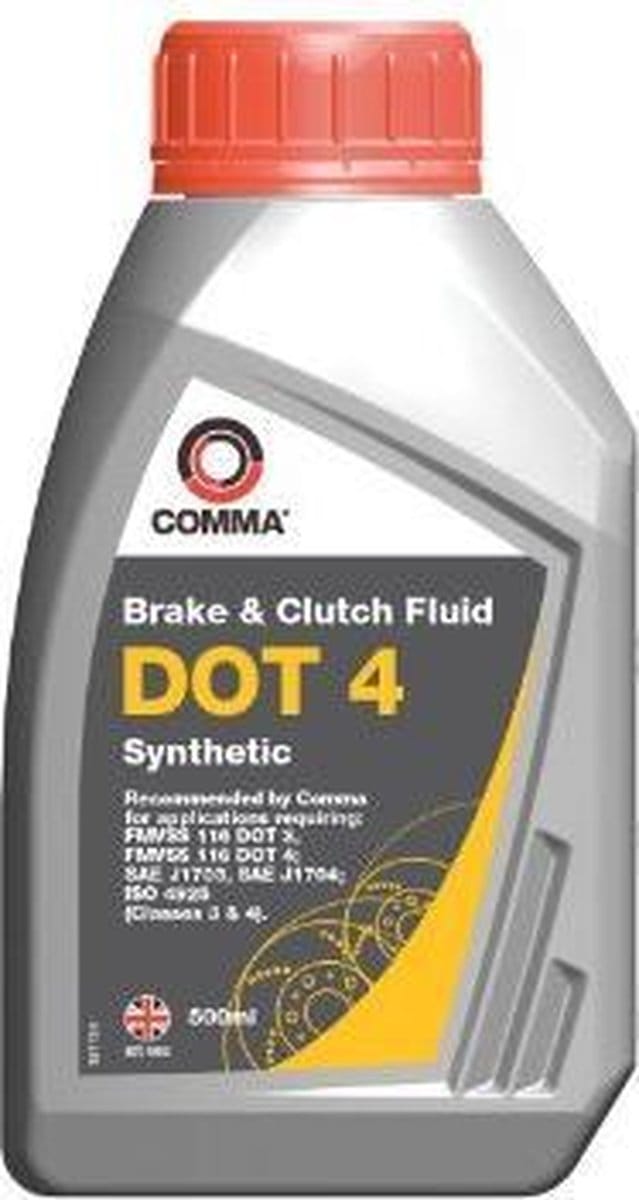 Comma | DOT 4 Remvloeistof | 500 ml