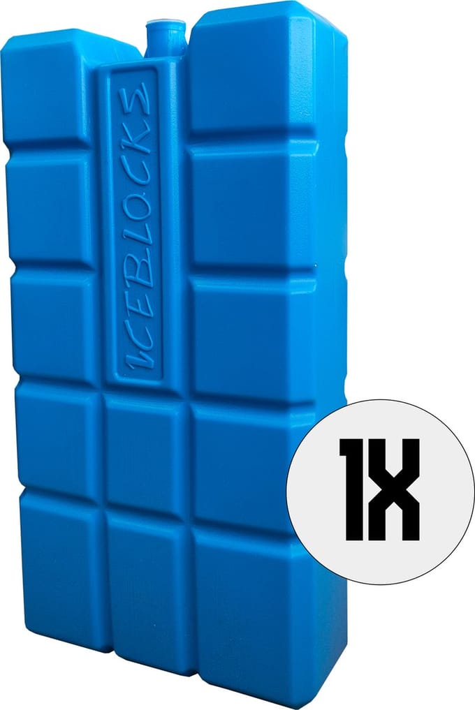 DULA Koelelementen voor koelbox - blauw - 1 stuks - 750 gram - 20x10,5x4cm