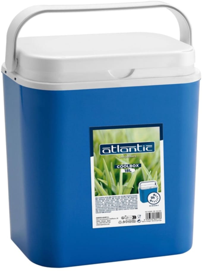 Atlantic Koelbox 18 liter - blauw - voor strand of camping
