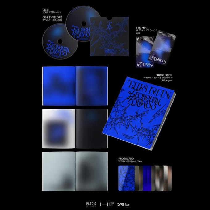 JEONGHAN X WONWOO (ZEVENTIEN) - 1e singlealbum 'THIS MAN' Deluxe Ver. 1PCS gray