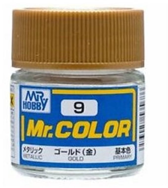 Gunze Mr. Hobby C-009 - Mr. Color 10 ml Gold - Lacquer Modelbouwverf
