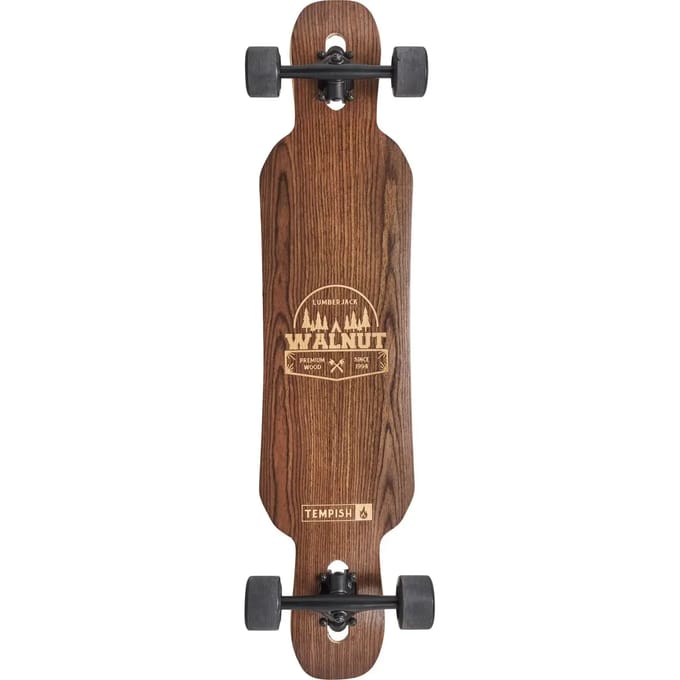 Tempish Walnut Carving & Freeride Longboard - 39 inch (99 cm) - Wendbaar Board voor Kinderen