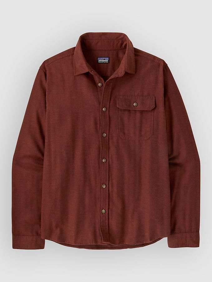Patagonia LW Fjord Flannel Shirt rood