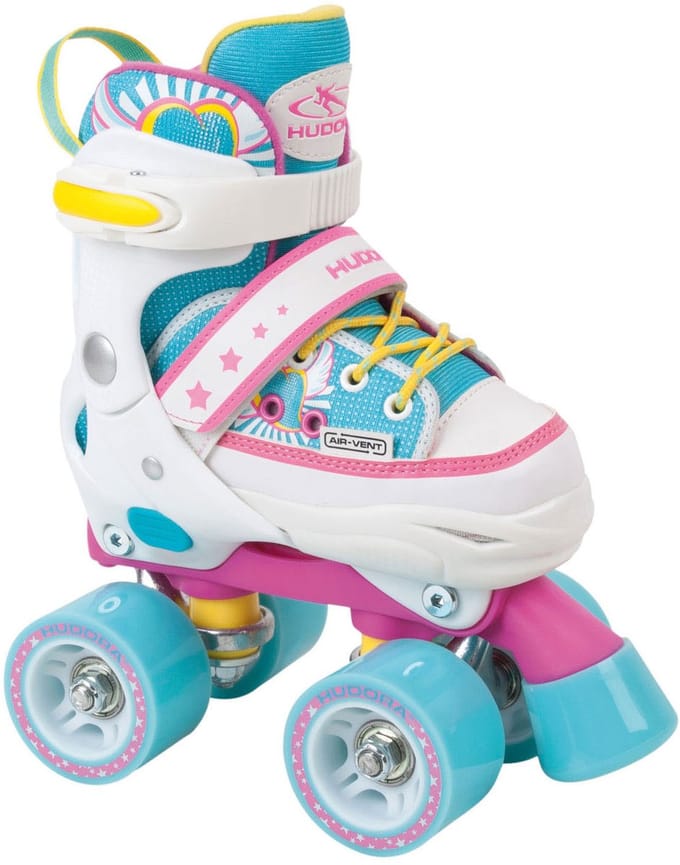 Hudora Adjustable Roller Skates Skate Wonders size 32-35