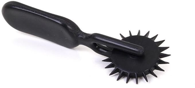 Plastic Mini Pinwheel - Zwart