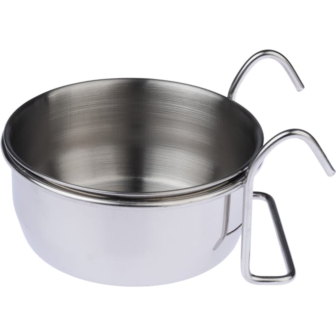 TIAKI RVS hangende voerbak 140 ml / Ø 7,5 cm voor Vogels