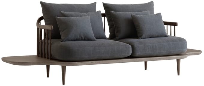 &Tradition Fly SC3 Sofa 2-zitsbank met opbergruimte - Hot Madison 093/eiken gerookt
