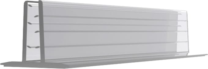 15cm - Zelfklevende PVC Houder (Transparant) / Standaard / Gripper Voet - Type: HTG-150