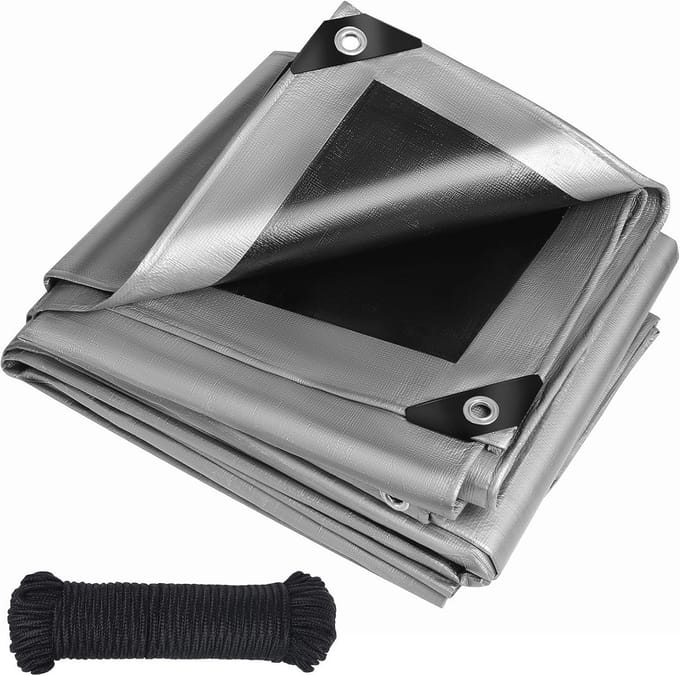 Multifunctioneel Afdekzeil 260 g/m² - Waterdicht, Scheurvast en UV-gestabiliseerd