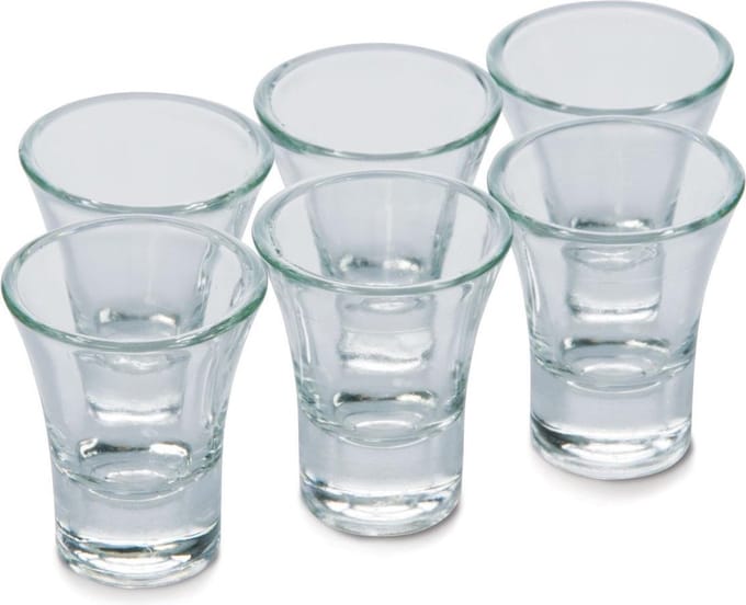 Glazen Avondmaalsbekertjes - 12 stuks